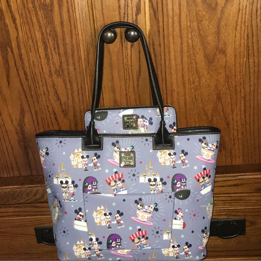 Dooney & Bourke Disney Hipster Mickey and Minnie Attractions Tote and Wristlet